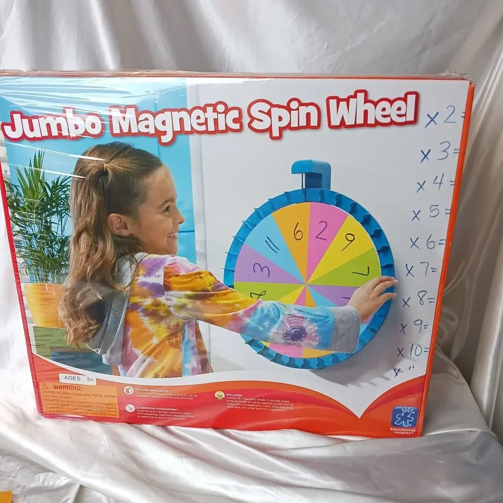 JUMBO MAGNETIC DRY ERASE SPIN WHEEL